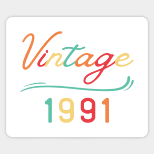 Vintage 1991 Sticker